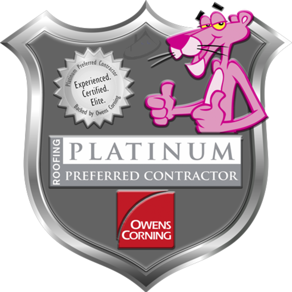 Owens Corning Platinum Preferred Contractor